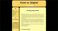 Desktop Screenshot of cover-vs-original.com