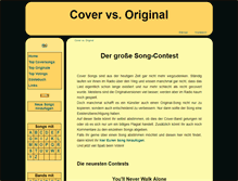 Tablet Screenshot of cover-vs-original.de